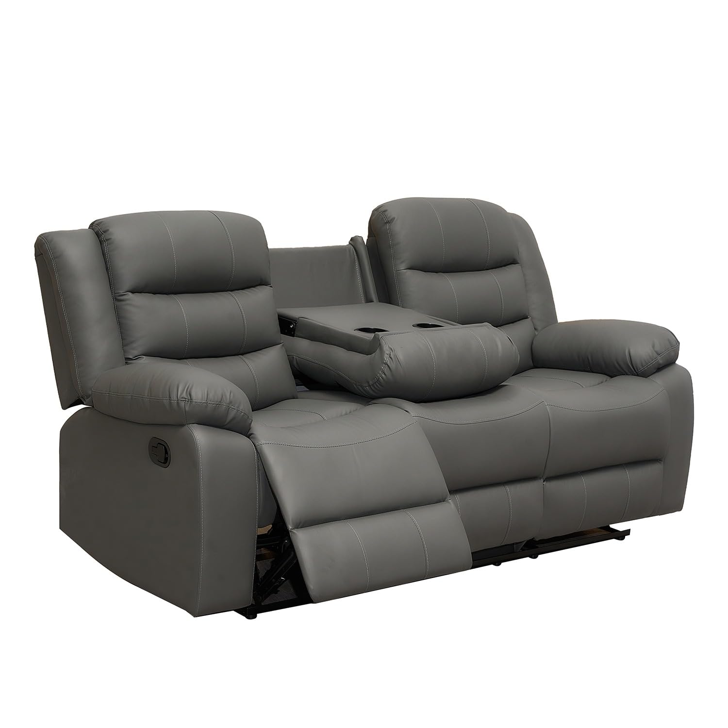 Version 1.0.0 ROMA LEATHER GREY 3 SEATER