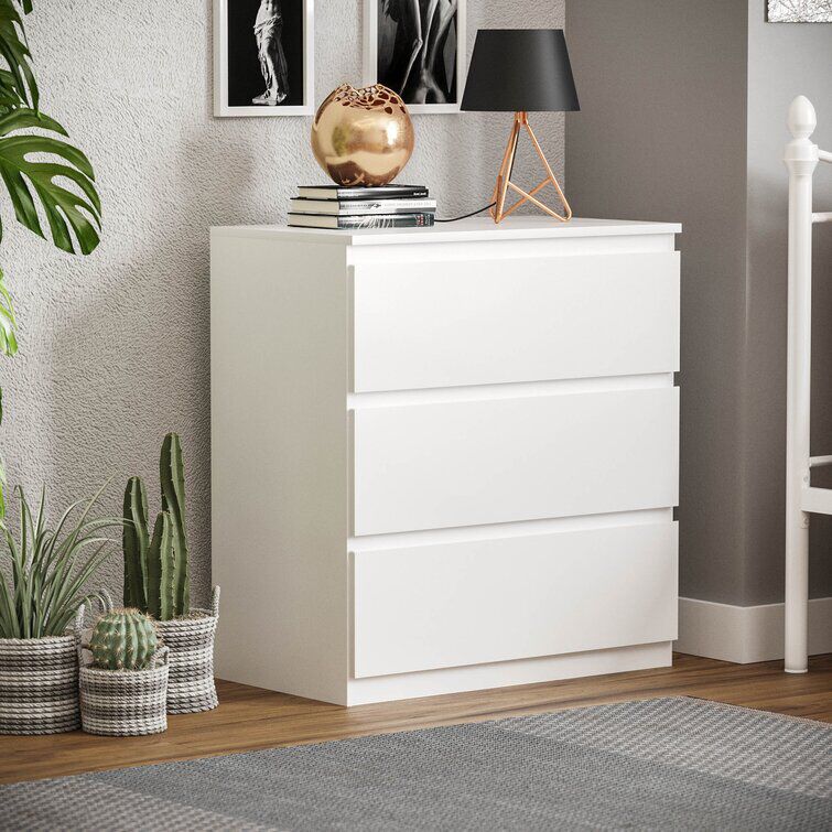 Nera 6 Drawer Chest Of Drawers Wood, Dresser Drawers For Bedroom